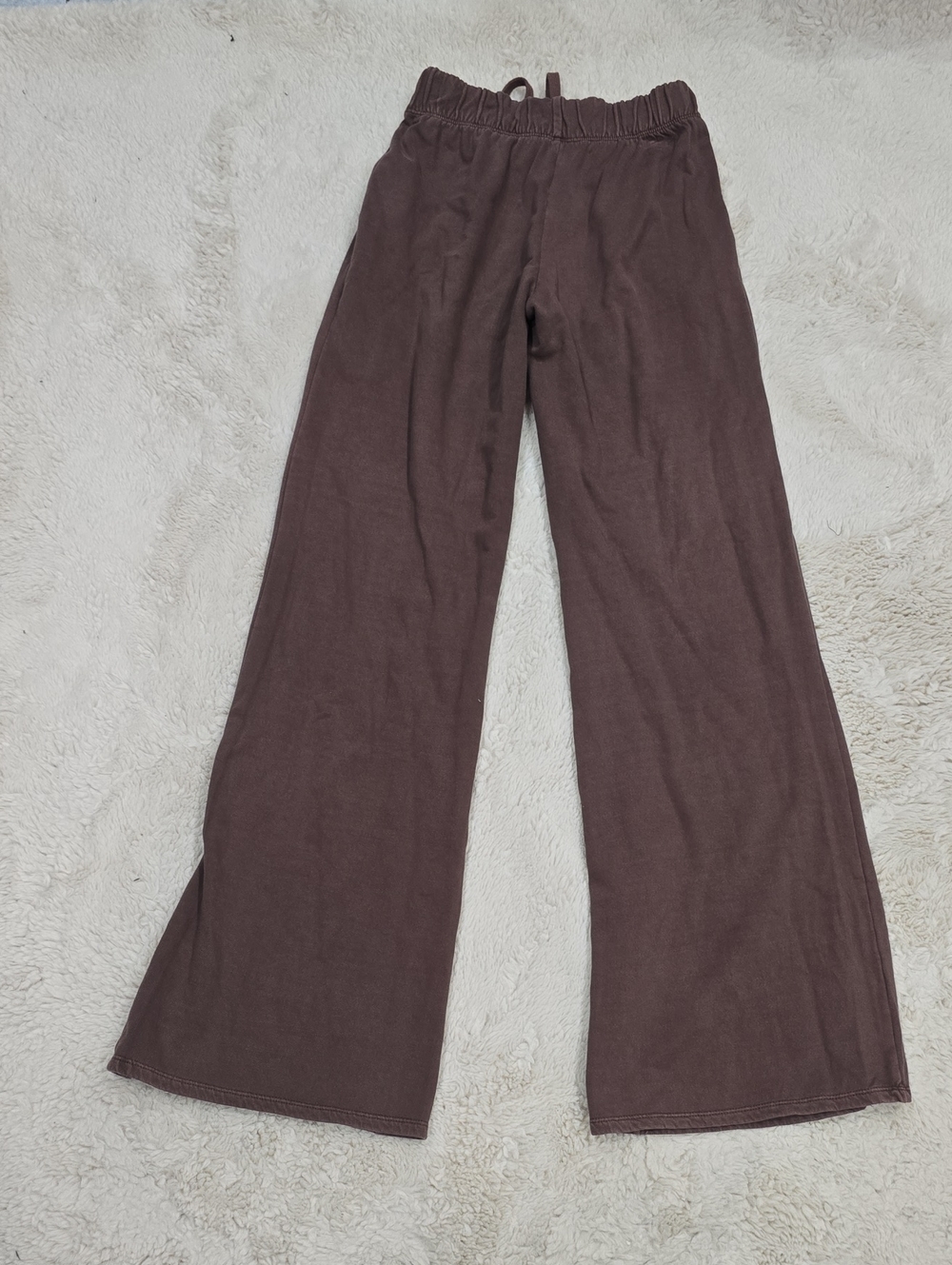 Urban Outfitters Wide Leg Drawstring Pants in Chocolate Brown - Picture 6 of 6